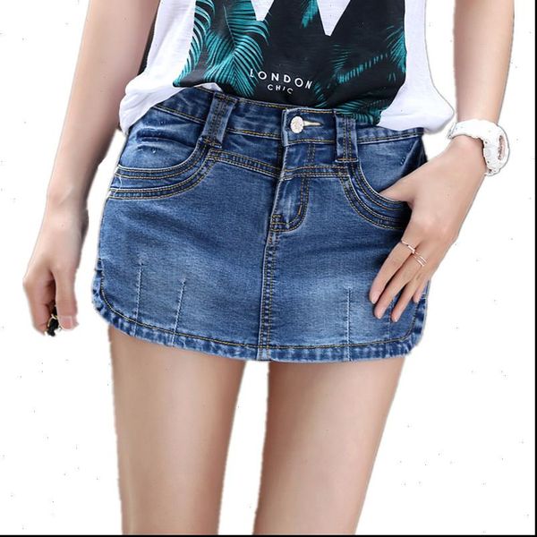 

summer womens skirt shorts denim skirt shorts mini jeans shorts lady skinny skirt plus size, White;black