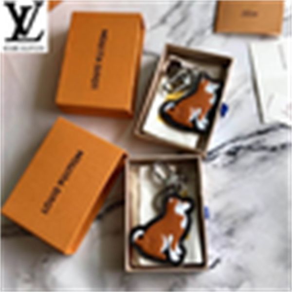 

brand designer luxury belt puppy pattern, and keychain fashion accessories keychains bag holder tapage charm key holders, Silver