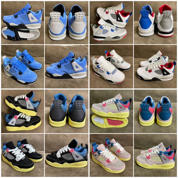 

kids jumpman 4 basketball shoes 30th anniversary uni on x desert moss taupe haze university blue iv noir brigade blue guava ice sophomores a