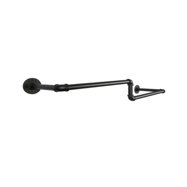 

hooks & rails 1pc clothing hanging rack wall-mounted wall storage clothes hanger