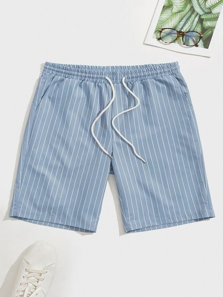 

men striped loungewear shorts o8z7#, Black;brown