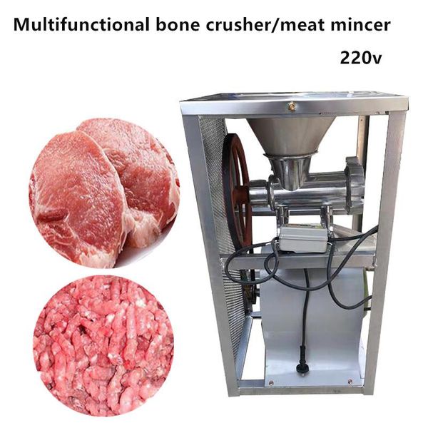 

meat grinders 2.2kw high power stainless steel commercial electric grinder, fish machine, sausage machine chicken