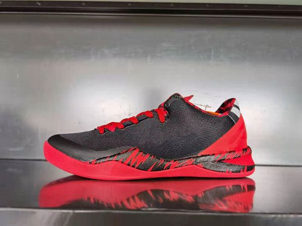 

mamba 8 viii philippines pack men basketball shoes 8s black metallic silver red crimson sneakers sport shoe with box