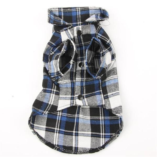 

dog apparel pet plaids shirt costume clothes festival t-shirt autumn spring clothing for dogs cat grid