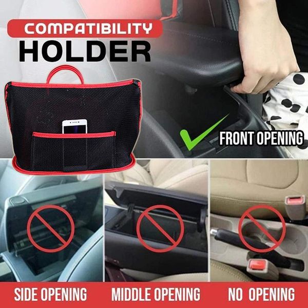 

car organizer 1pc net pocket handbag holder seat storage mesh bag interior decoration auto goods accessories