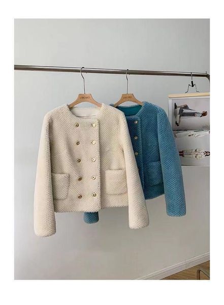 

women's wool & blends zk2092 fashion women coats jackets 2021 runway luxury european design party style clothing, Black