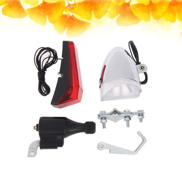 

bike lights generator friction dynamo headlight rear light sets acessories