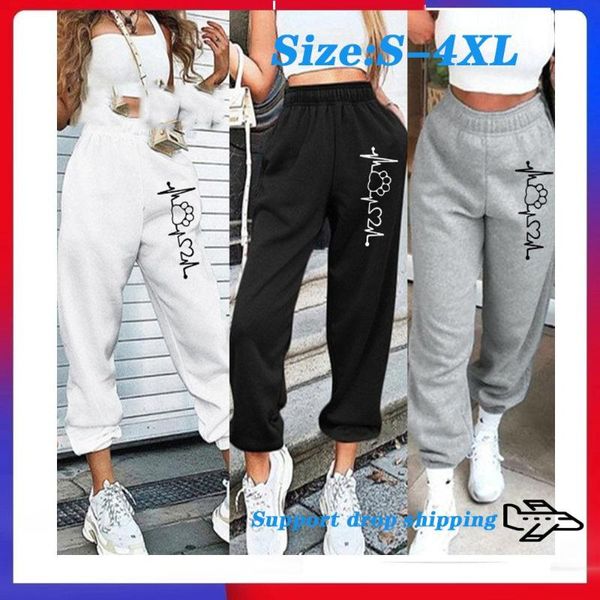 

women's pants & capris 2021 casual joggers fitness men sportswear tracksuit bottoms skinny sweatpants trousers jogger track, Black;white