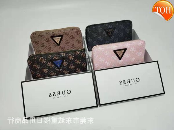 

gs classic printing medium and long women's wallet card bag gift box