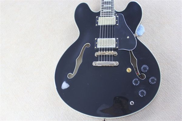 

jazz hollow body electric guitar, rosewood fingerboard, double f holes electric guitar guitars guitarra