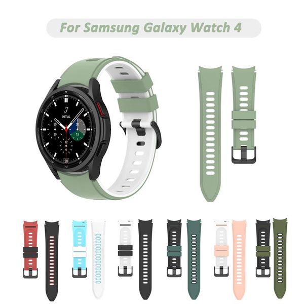 

watch bands 20mm strap for samsung galaxy 4 classic 42mm 46mm 40mm 44mm quick release bracelet accessories, Black;brown