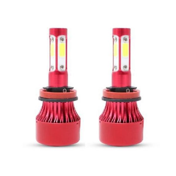 

car headlights h7/h11/9005/9006/9004/9007/h13/5202/h4 1 pair of 360-degree luminous led headlight bulbs