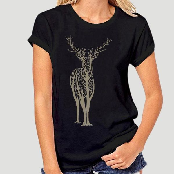

men's t-shirts mens black deep o neck deer t-shirt stag 9070a, White;black
