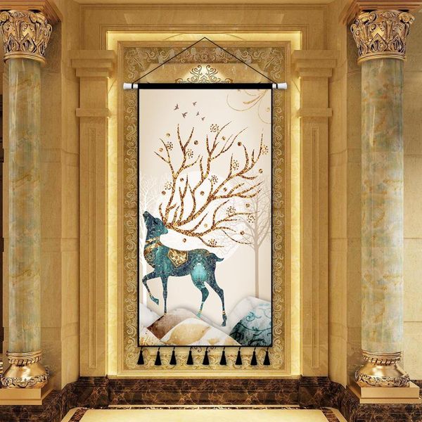

tapestries peacock luxury tapestry living room landscape painting deer southeast asia dekoracje do pokoju wall de50gt