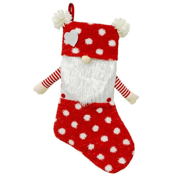 

christmas decorations stockings faceless old man doll ornaments year gifts snowman socks gift bags
