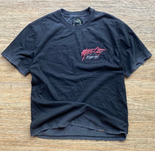 

men t shirt sleeve slightly oversized wash black vintage women printed hip hop t-shirt tees real pics, White;black