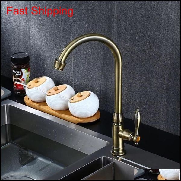 

kitchen faucet antique brass carved handle&bottom basin faucet single cold mixer tap faucets 360 swiv qylzwg dh_seller2010