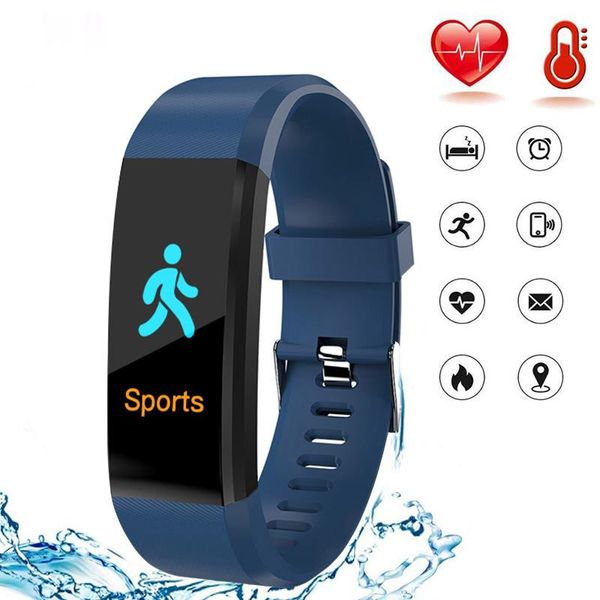 

bingofit smart bracelet blood pressure activity trackers smart wristbands measurement thermometer for ios android