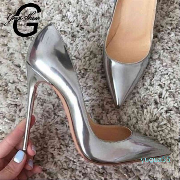 

women pumps high heels silver shoes for stilettos fashion luxury wedding party big size, Black