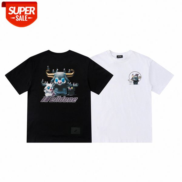 

bullish print short-sleeved #sv7s, White;black