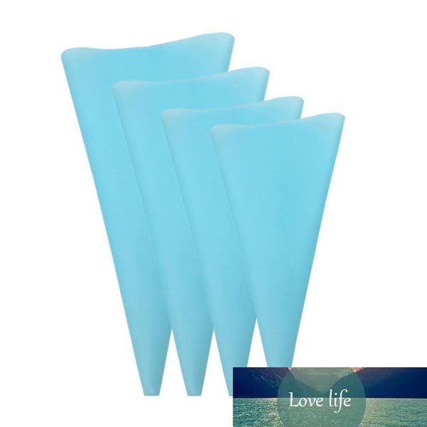 4 pz/set Sacchetto Della Pasticceria Riutilizzabile Silicone Icing Piping Tips Pollici Fiore 10/12/14/16 Sacchetto Della Torta Sacchetto Della Pasticceria Crema Decorazione FAI DA TE Z1B4