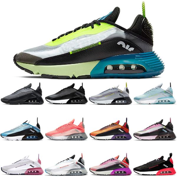 

2021 fashion 2090 running shoes black wolf grey yellow ice blue lava glow magma orange pink foam platinum watermelon purple sail ghost men w