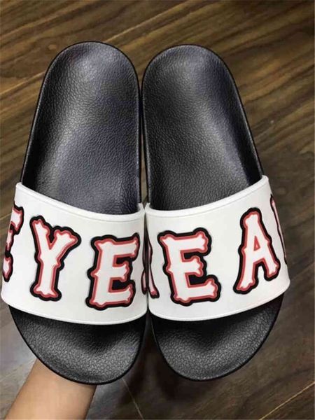 

beach shoes men women sandals slippers fashion slide designer flip flops slipper luxury casual, Black
