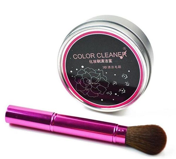 

makeup color cleaner makeup brush cleaner series 3 second color off quik wash sponge makeup brush cleaner box tool ing