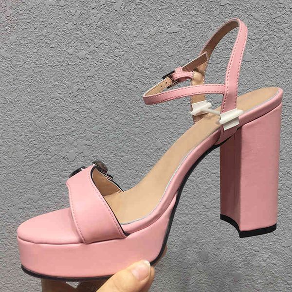 designer estate Super High heels Sandali da donna piattaforma per scarpe tacco 13 cm Cinturino con fibbia da donna morbido