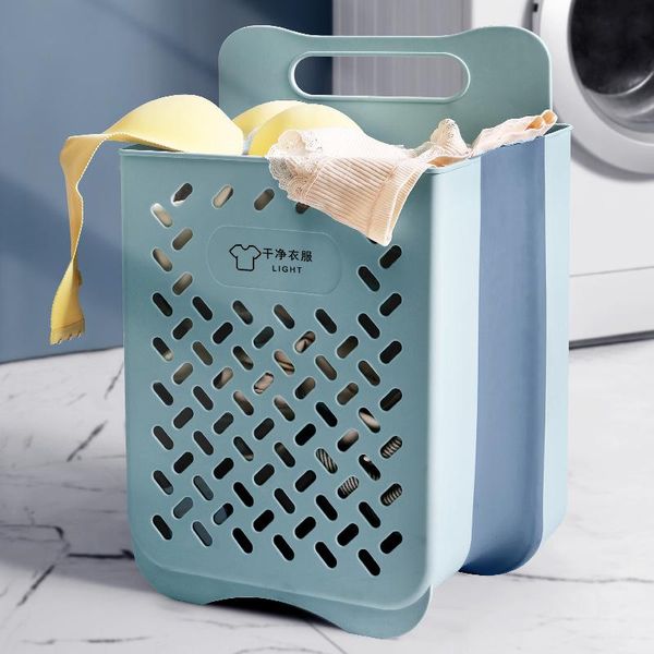 

storage baskets foldable waterproof dirty clothes basket household laundry toilet wall hanging
