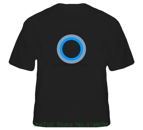 

men's t-shirts cortana t-shirt short sleeves cotton fashion t shirt, White;black
