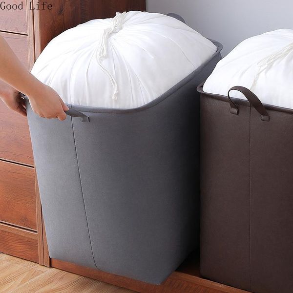 

clothing & wardrobe storage 105l foldable fabric dirty clothes basket quilt bags household children extra large toy bucket