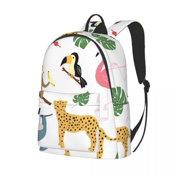 

backpack school bookbag tropical animal collection teenger girl bag bagpack