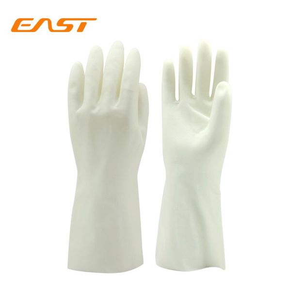 

disposable gloves east 2 pairs nitrile-gloves non-slip cut resistant waterproof dishwashing kitchen clean housework cleaning helper white