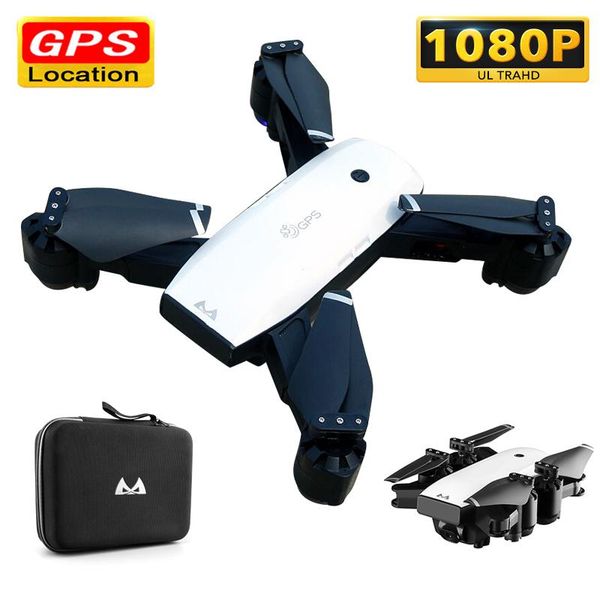 

professional drone gps positioning wifi fpv hd 1080p camera follow me anti-lost one-key return quadcopter foldable rc helicopter