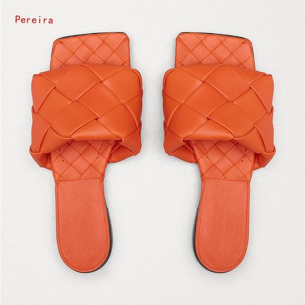 

slippers ladies mules shoes personal woven casual blue office prom women plus size 44 customiza flat shoe, Black