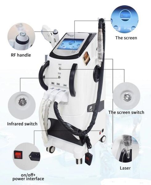 

the effect 4 in 1 professional hair removal ipl shr machine/ipl shr opt machine /laser+rf+pico hair removal tatoo removal face lifting