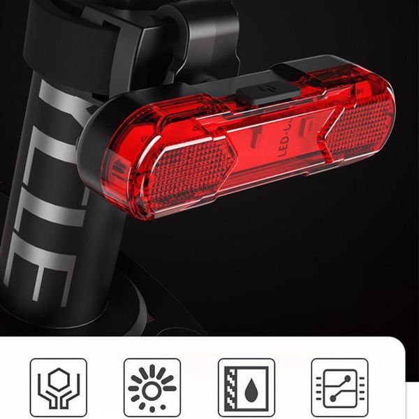 

bike lights 2021 high brightness rear light usb powerful led bicycle warning tail