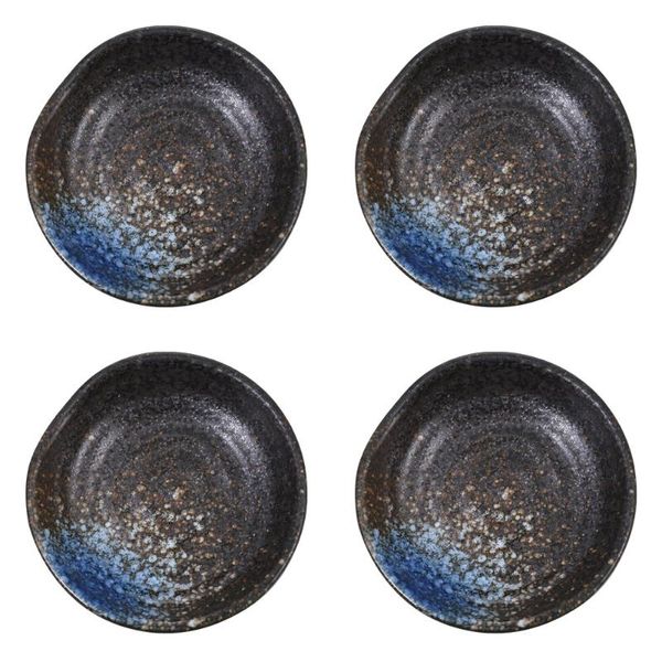 

dishes & plates 4pcs ceramic kitchen snack bowls round sauce dipping seasoning