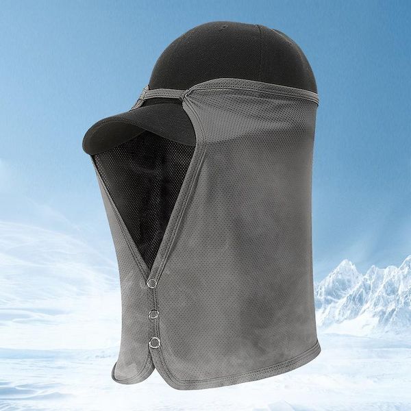 

outdoor hats anti-ultra sunshade men's fishing cap speed-drying air-permeable solar caps riding hat sunscreen, Black;white