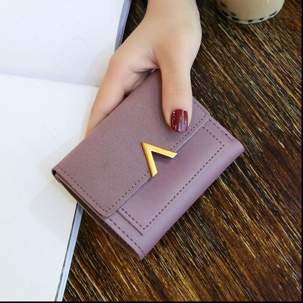 

women purse vintage small short leather wallet brand mini female fashion wallets and credit card holder carteras, Red;black