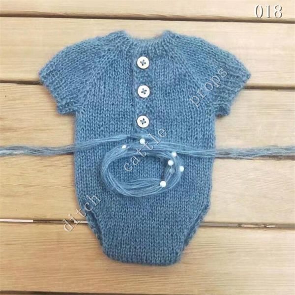 

newborn pgraphy props, newborn headband & pants skirt bodysuit hand-woven, Yellow