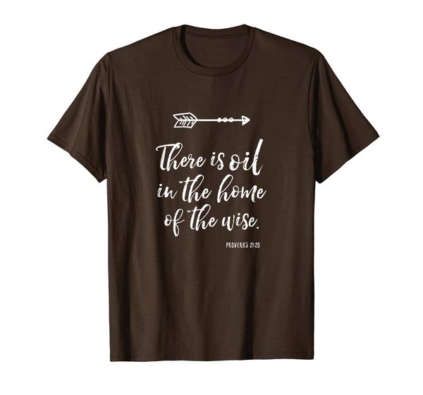 

there is oil - funny religious bible essential oils t-shirt, White;black