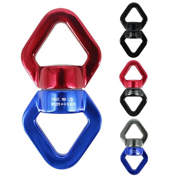 

cords, slings and webbing 30kn rock climbing swing swivel aluminum triangular rope connector rotation hammock yoga swings