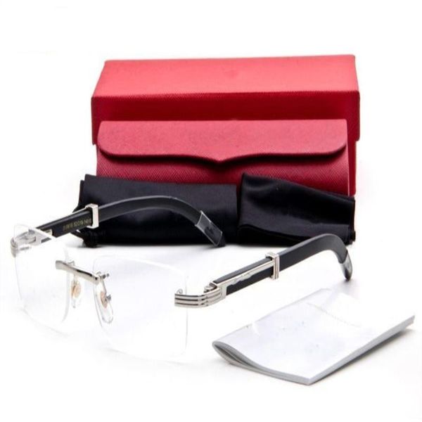

feet brand rimless men women wooden gold marque glasses horn sunglasses buffalo de lunettes soleil de bamboo hgjdw, White;black