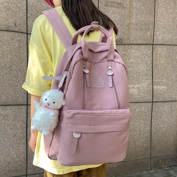 

backpack waterproof nylon woman school bag for teenage girls boys female large capacity travel rucksack kawaii book