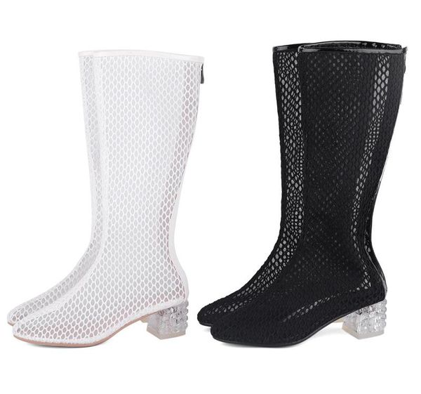 

short boots women's shoes large size 2021 thick heel medium heel, Black