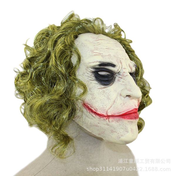 

party mask dark knight movie batman clown latex halloween bat