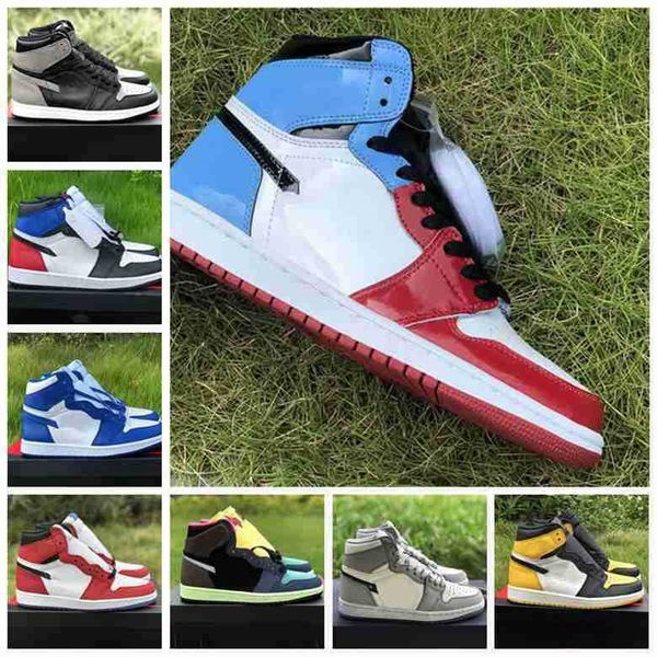 

2020 jumpman 1 basketball shoes 1s high og travis scotts chicago obsidian men shattered backboard sneakerseodp