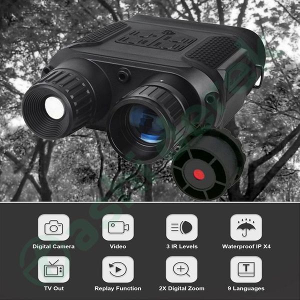

cameras 400m 7x zoom nv400b telescopio digital oculos 9 idiomas 4ip prova dwaterproof agua 3ir niveis noturna binoculos para acampar